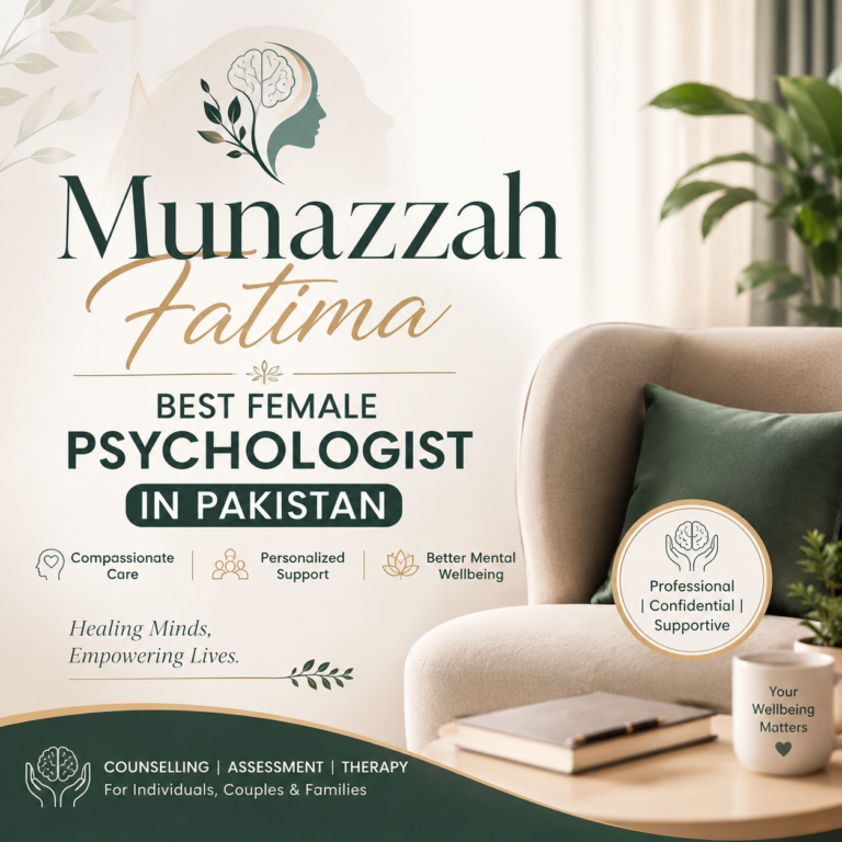 Female Psychologist in Faisalabad | Munazzah Fatima